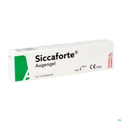 Sie sehen eine Packung SICCAFORTE CE AU-GEL, 10 Gramm, Produktbild: 02 SICCAFORTE CE AU-GEL, 10 Gramm, A-Nr.: 4249713 - 02