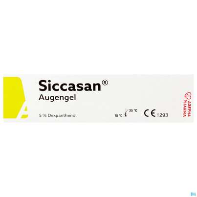 Sie sehen eine Packung SICCASAN CE AU-GEL, 10 Gramm, Produktbild: 01 SICCASAN CE AU-GEL, 10 Gramm, A-Nr.: 4249736 - 01
