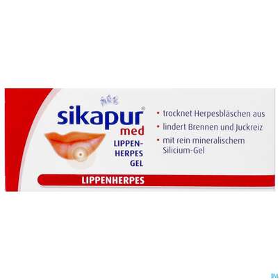 Sie sehen eine Packung Sikapur Med Lippenherpes Gel 2g, Produktbild: 01 Sikapur Med Lippenherpes Gel 2g, A-Nr.: 4516195 - 01