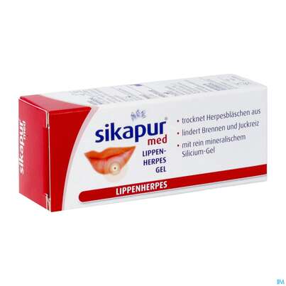Sie sehen eine Packung Sikapur Med Lippenherpes Gel 2g, Produktbild: 02 Sikapur Med Lippenherpes Gel 2g, A-Nr.: 4516195 - 02