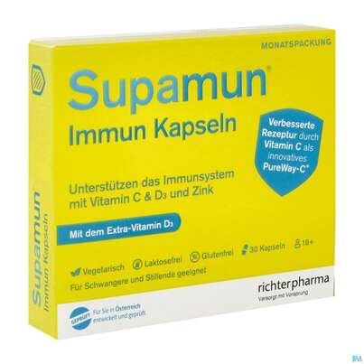 Sie sehen eine Packung SUPAMUN IMMUN KPS, 30 Stück, Produktbild: 02 SUPAMUN IMMUN KPS, 30 Stück, A-Nr.: 5091042 - 02