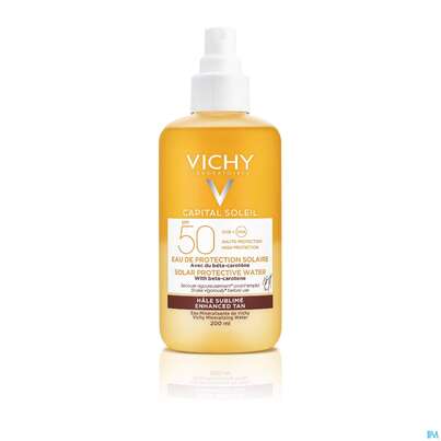 Sie sehen eine Packung VICHY CS BETA CAROTIN LSF50, 200 Milliliter, Produktbild: 03 VICHY CS BETA CAROTIN LSF50, 200 Milliliter, A-Nr.: 5232264 - 03