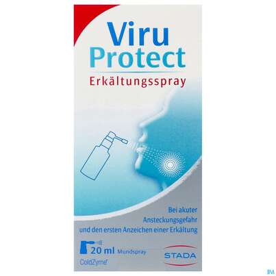 Sie sehen eine Packung VIRUPROTECT ERKAELTUNGSSPRAY, 20 Milliliter, Produktbild: 01 VIRUPROTECT ERKAELTUNGSSPRAY, 20 Milliliter, A-Nr.: 4626498 - 01