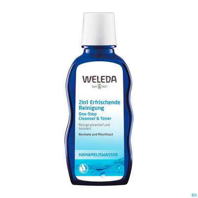 Sie sehen eine Packung Weleda Reinigung 2in1 Erfrischend 100ml, Produktbild: 02 Weleda Reinigung 2in1 Erfrischend 100ml, A-Nr.: 3377018 - 02