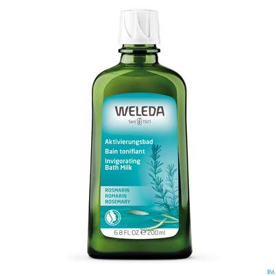 Sie sehen eine Packung Weleda Rosmarin Aktivierungsbad 200ml, Produktbild: 03 Weleda Rosmarin Aktivierungsbad 200ml, A-Nr.: 5034469 - 03