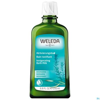 Sie sehen eine Packung Weleda Rosmarin Aktivierungsbad 200ml, Produktbild: 04 Weleda Rosmarin Aktivierungsbad 200ml, A-Nr.: 5034469 - 04