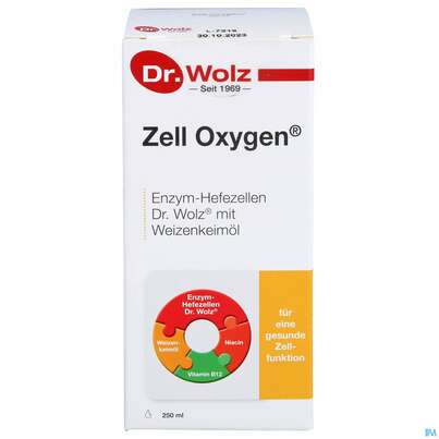 Sie sehen eine Packung Zell Oxygen Dr.wolz Trink/kur Nr.60579 250ml, Produktbild: 01 Zell Oxygen Dr.wolz Trink/kur Nr.60579 250ml, A-Nr.: 0813341 - 01