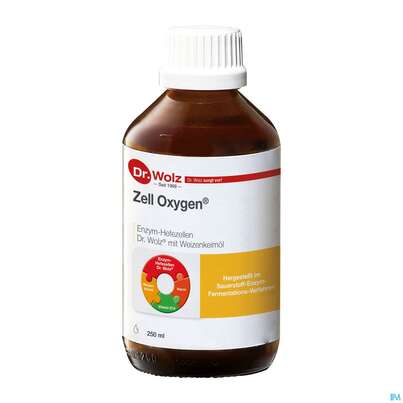 Sie sehen eine Packung Zell Oxygen Dr.wolz Trink/kur Nr.60579 250ml, Produktbild: 04 Zell Oxygen Dr.wolz Trink/kur Nr.60579 250ml, A-Nr.: 0813341 - 04