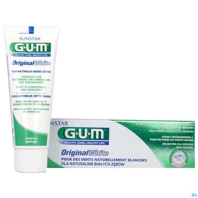 Sie sehen eine Packung Zahnpaste Gum Original White 1745 75ml, Produktbild: 02 Zahnpaste Gum Original White 1745 75ml, A-Nr.: 3115749 - 02