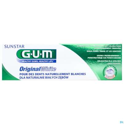 Sie sehen eine Packung Zahnpaste Gum Original White 1745 75ml, Produktbild: 03 Zahnpaste Gum Original White 1745 75ml, A-Nr.: 3115749 - 03