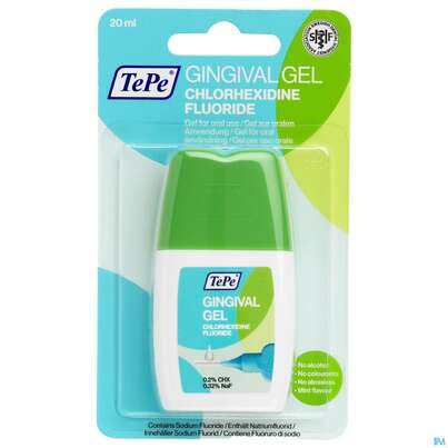 Sie sehen eine Packung Zahnpaste Tepe Gel Gingival 20ml, Produktbild: 01 Zahnpaste Tepe Gel Gingival 20ml, A-Nr.: 3894512 - 01