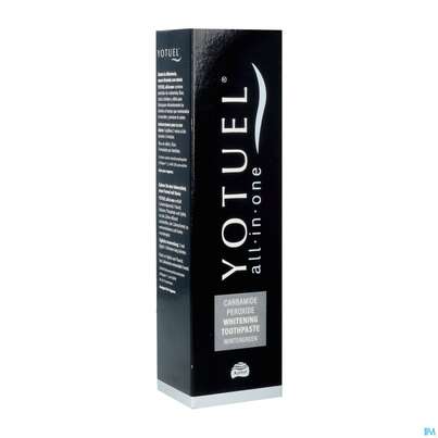 Sie sehen eine Packung Zahnpaste Yotuel All-in-one Carbamid Peroxid Wintergreen 75ml, Produktbild: 02 Zahnpaste Yotuel All-in-one Carbamid Peroxid Wintergreen 75ml, A-Nr.: 3818646 - 02