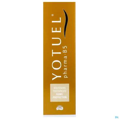Sie sehen eine Packung YOTUEL Pharma B5 Weißmacher Zahnpasta, 50 Milliliter, Produktbild: 01 YOTUEL Pharma B5 Weißmacher Zahnpasta, 50 Milliliter, A-Nr.: 2320476 - 01